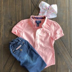 Girls size 4 pink Ralph Lauren shirt